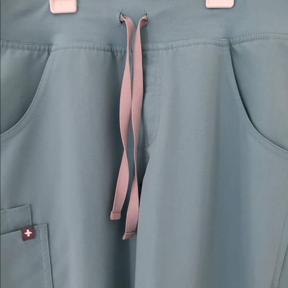 FIGS Sea Glass Kade Scrubs Pants XS/P Ink Stain - Picture 6 of 16